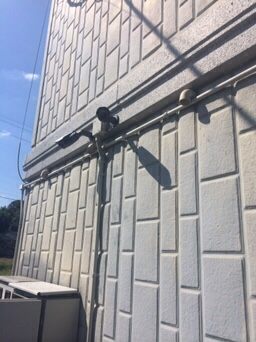 飯塚市のアパートに設置した防犯カメラ