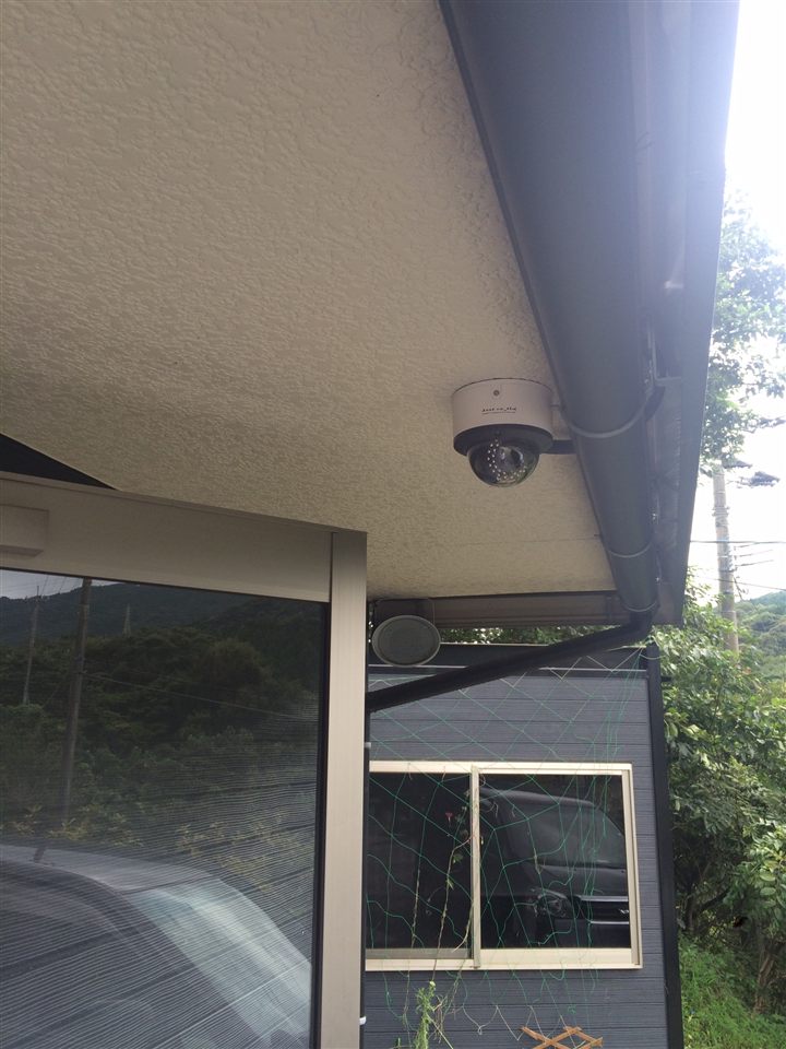 福岡市のペット斎場に設置した防犯カメラ